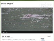 Tablet Screenshot of deedsandwords.com